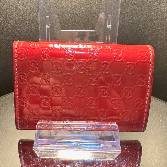 Gucci Micro Guccissima Patent Leather Key Case - EUC - Picture 2 of 6